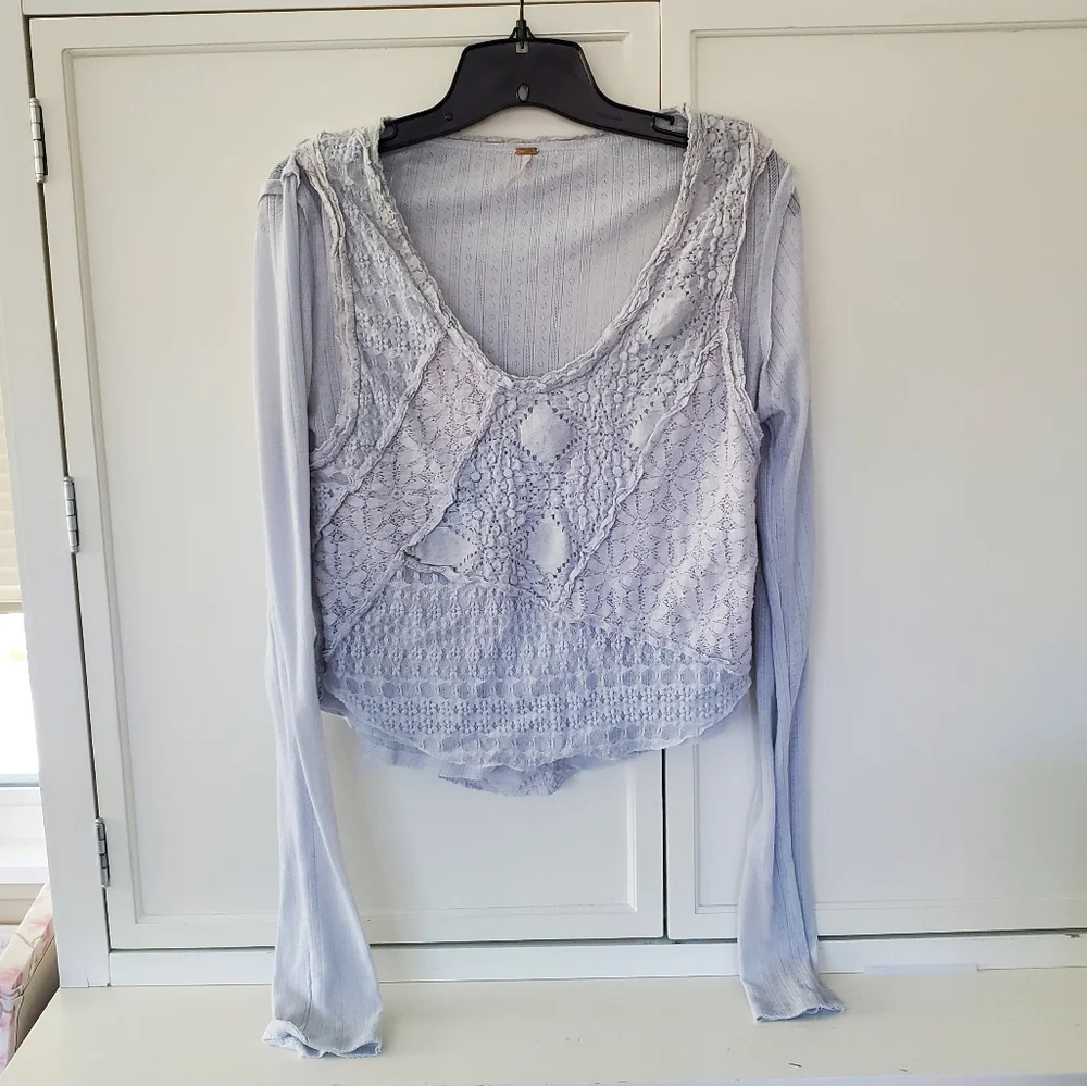Free People Patchwork Top